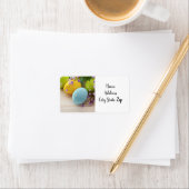 **VACANCES DE PÂQUES** ÉTIQUETTES DE ADRESSE FESTI (En situation)