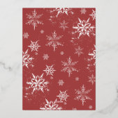 Vacances de photos de famille de script minimalist (Verso)