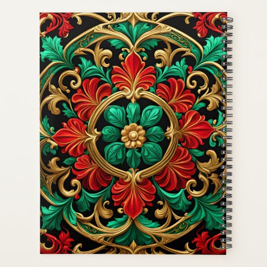 Vacances Décoratives Rouge Vert (Dos)