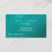 Vacances d'été agent de voyage cartes de visite (Dos)