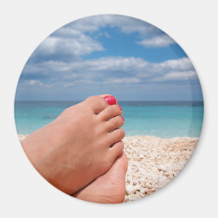 Vacances d'été autour aimant