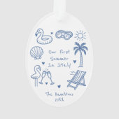 Vacances d'été personnalisées à la main (dos)