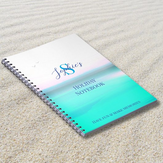 Vacances d'été souvenirs de vacances carnet avec n