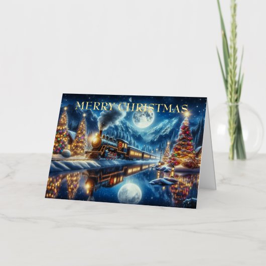 Vacances d'hiver Express peinture de train (Recto)