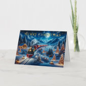 Vacances d'hiver Express peinture de train (Recto)