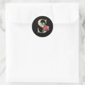 Vacances d'hiver initiales autocollant lettre S (Sac)