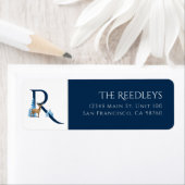 Vacances d'hiver | Lettre R Étiquette de adresse M (En situation)