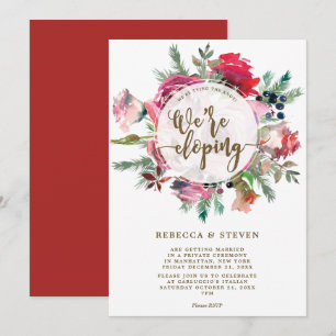 vacances d'hiver lier le noeud eloping invitation