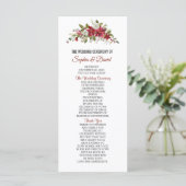 Vacances d'hiver Programme de mariage Rouge Poinse (Debout devant)