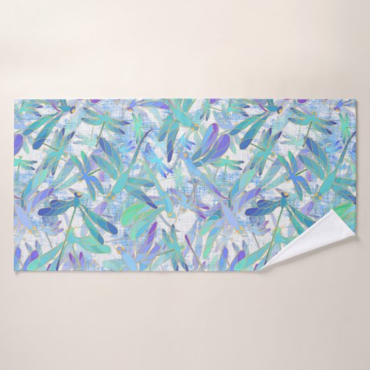 Vacances Dragonfly | Blanc (Serviette de bain)