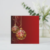 Vacances Élégantes - Invitation de Noël (Debout devant)