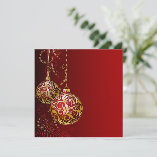 Vacances Élégantes - Invitation de Noël (Debout devant)