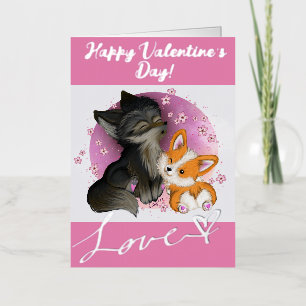 Vacances En Aluminium Boudles de Fluffy - Carte Saint Valentin