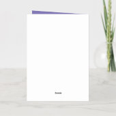 Vacances En Aluminium Carte d'anniversaire de la lune (Verso)