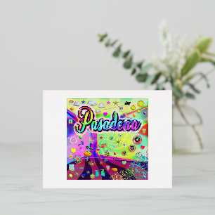 Vacances En Aluminium Carte postale de Pasadena Cool Energy