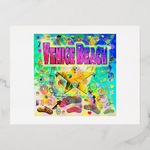 Vacances En Aluminium Carte postale de Venice Beach Epoch Hour