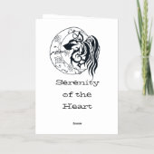 Vacances En Aluminium Wolf Heart - Carte de Saint-Valentin (Verso)