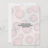 Vacances en aquarelle chaude invitation à la fête  (Dos)