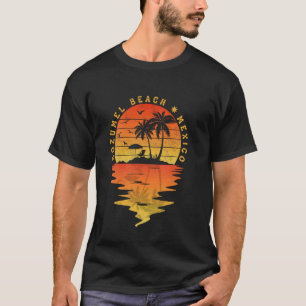 Vacances en famille au Mexique T-shirts de plage v