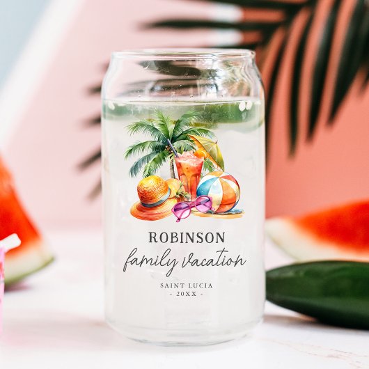 Vacances en famille d'été tropicale