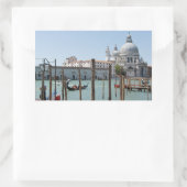 Vacances en Venise paysage autocollant rectangulai (Sac)