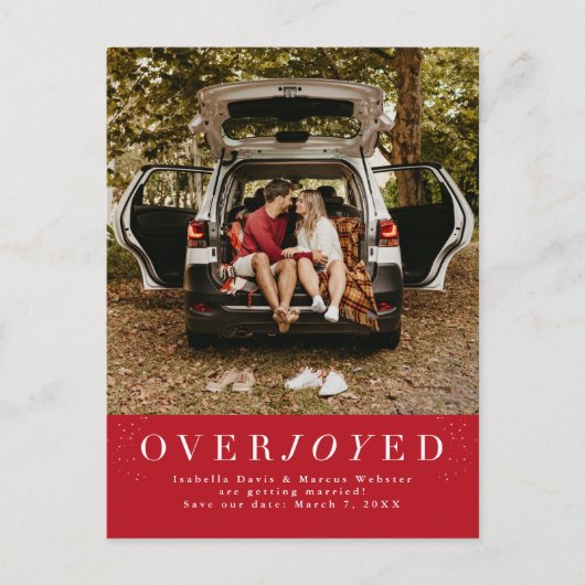 Vacances enregistrer la date carte postale photo r (Devant)