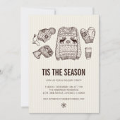 Vacances Essentiels Fête Invitation (Devant)