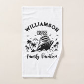 Vacances familiales personnalisées (Serviette à main)