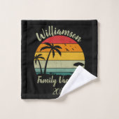 Vacances familiales personnalisées (Gant de toilette)