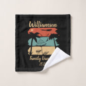 Vacances familiales personnalisées (Gant de toilette)