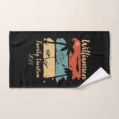 Vacances familiales personnalisées (Serviette à main)