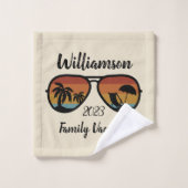 Vacances familiales personnalisées (Gant de toilette)