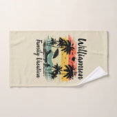 Vacances familiales personnalisées (Serviette à main)