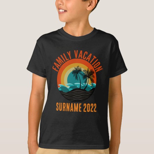 VACANCES FAMILIALES T-shirt PERSONNALISÉ (Devant)