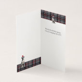 Vacances Grand Danois Rouge et gris Plat Noël (Inside)