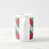 VACANCES JACQUARD KNIT Bone China Mug (Dos)