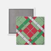 VACANCES JACQUARD KNIT Carré Magnet (Recto/Verso)