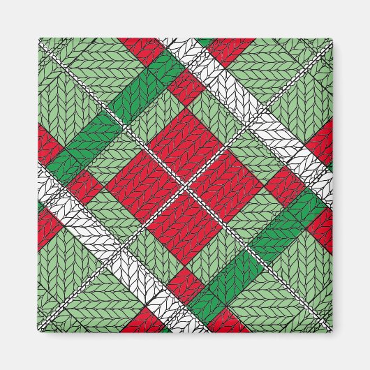 VACANCES JACQUARD KNIT Carré Magnet (Devant)
