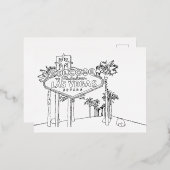 Vacances Las Vegas Dessin Vacances Art Voyage (Recto/Verso)