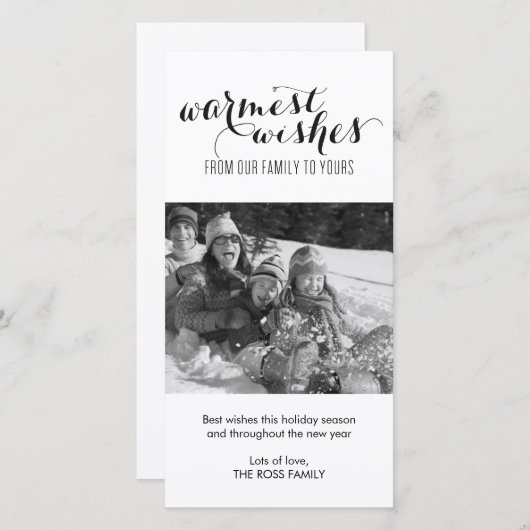 Vacances les plus chaudes Carte photo (Devant / Derrière)