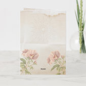 Vacances Métallisée Carte De Remerciements Mariage photo (Verso)