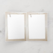 Vacances Métallisée Carte De Remerciements Mariage photo (Couchage intérieur)