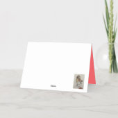 Vacances Métallisée Carte de voeux écossaise (Verso)