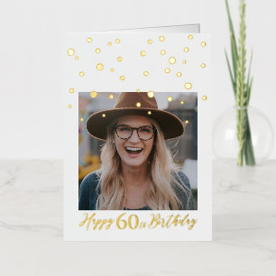 Vacances Métallisée Carte de voeux en aluminium personnalisée Joyeux A