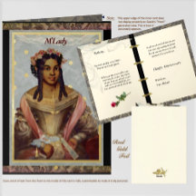 Carte de vœux en feuille d'or victorienne de coule