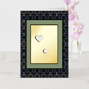 Vacances Métallisée Carte de vœux LOVE Ce que vous faites - Adiela Ako