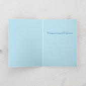 Vacances Métallisée Carte de voeux Pliée Inter-Foi (Couchage intérieur)