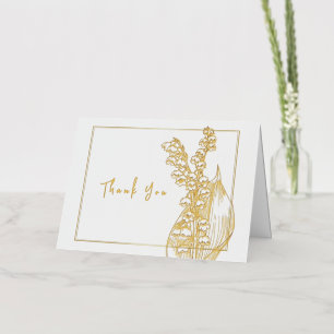 Vacances Métallisée Carte de voeux Pliée Merci Bride Douche.