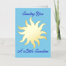 Carte Envoi de Petit Rayon de Soleil