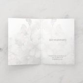 Vacances Métallisée Carte Pliée de Mariage marié (Couchage intérieur)